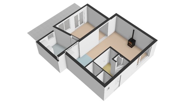 Floorplan - Sportstraat 20, 8315 AM Luttelgeest